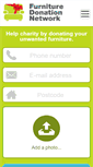 Mobile Screenshot of furnituredonationnetwork.org